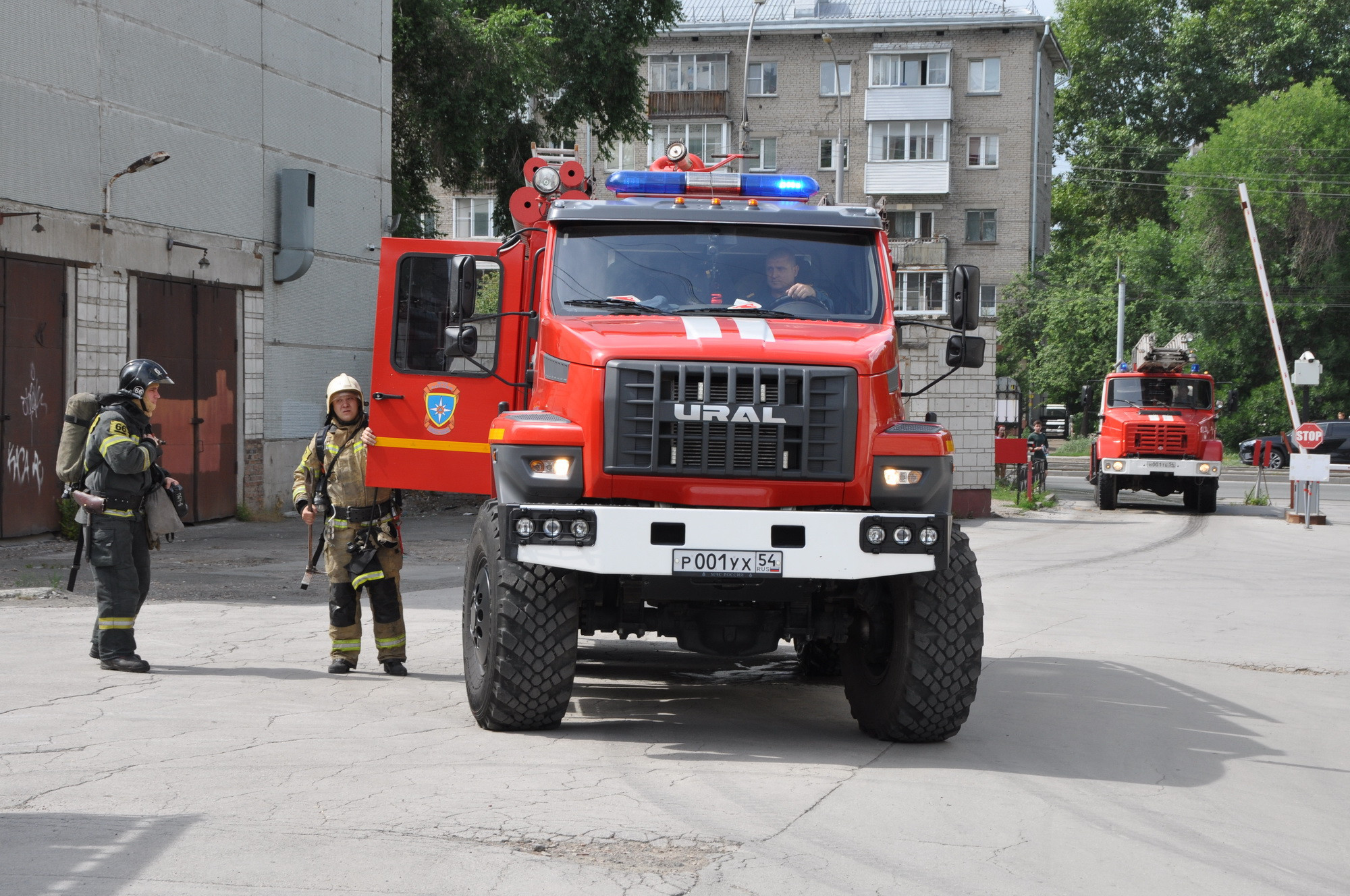 НГТУ. В здании Центра культуры НГТУ НЭТИ прошли пожарно-тактические учения