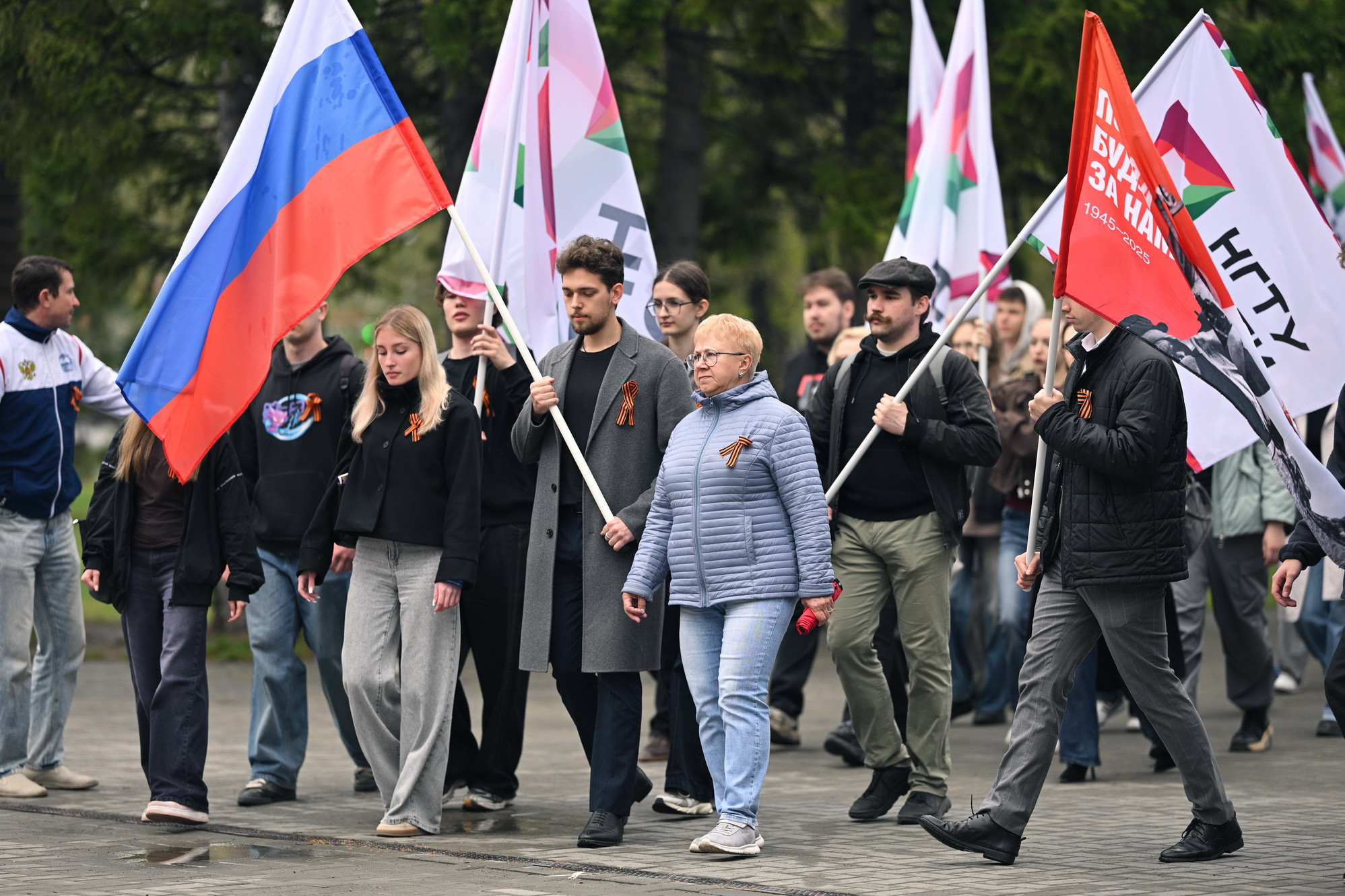 НГТУ НЭТИ масштабно отпраздновал День Победы, фотография: В. Гуськов